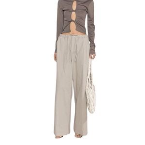 **FLASH SALE** NEW Christopher Esber straight-leg tied-waist trousers AU 8/US 4